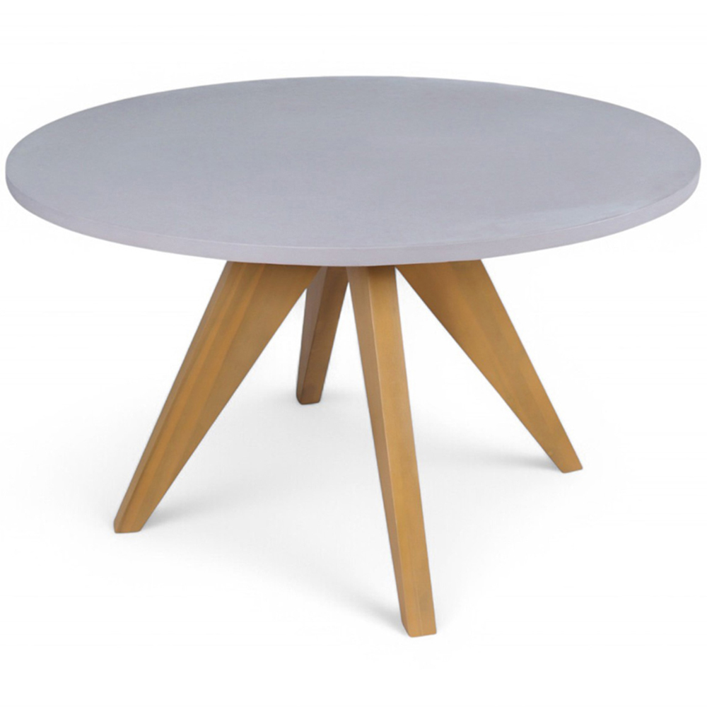 Royalcraft Lune Sol 4 Seater Round Concrete Dining Set Image 4