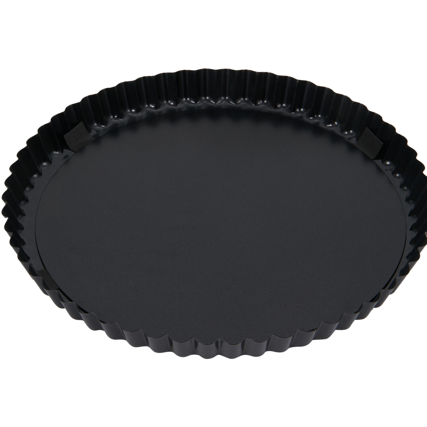 Mercury Quartz 28cm Loose Base Quiche Tin - Black Image 2