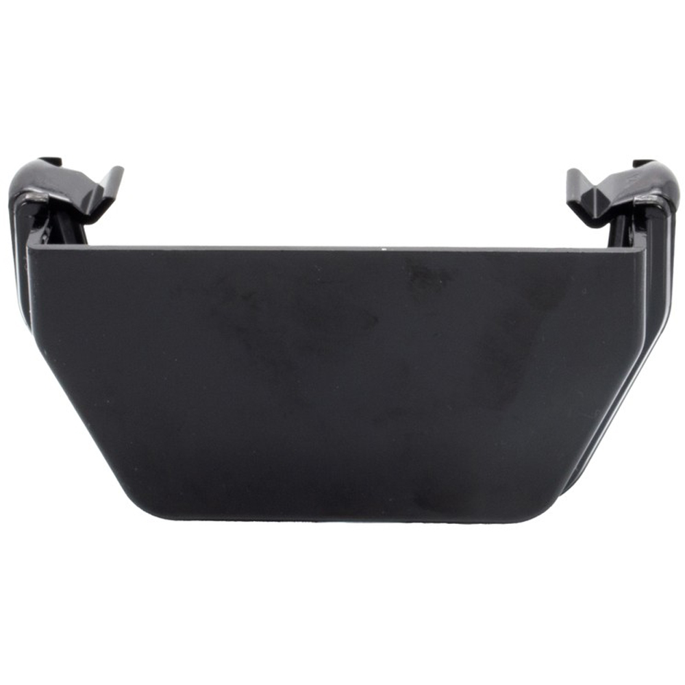 FloPlast Square Gutter External Stop End Black 114mm Image 4