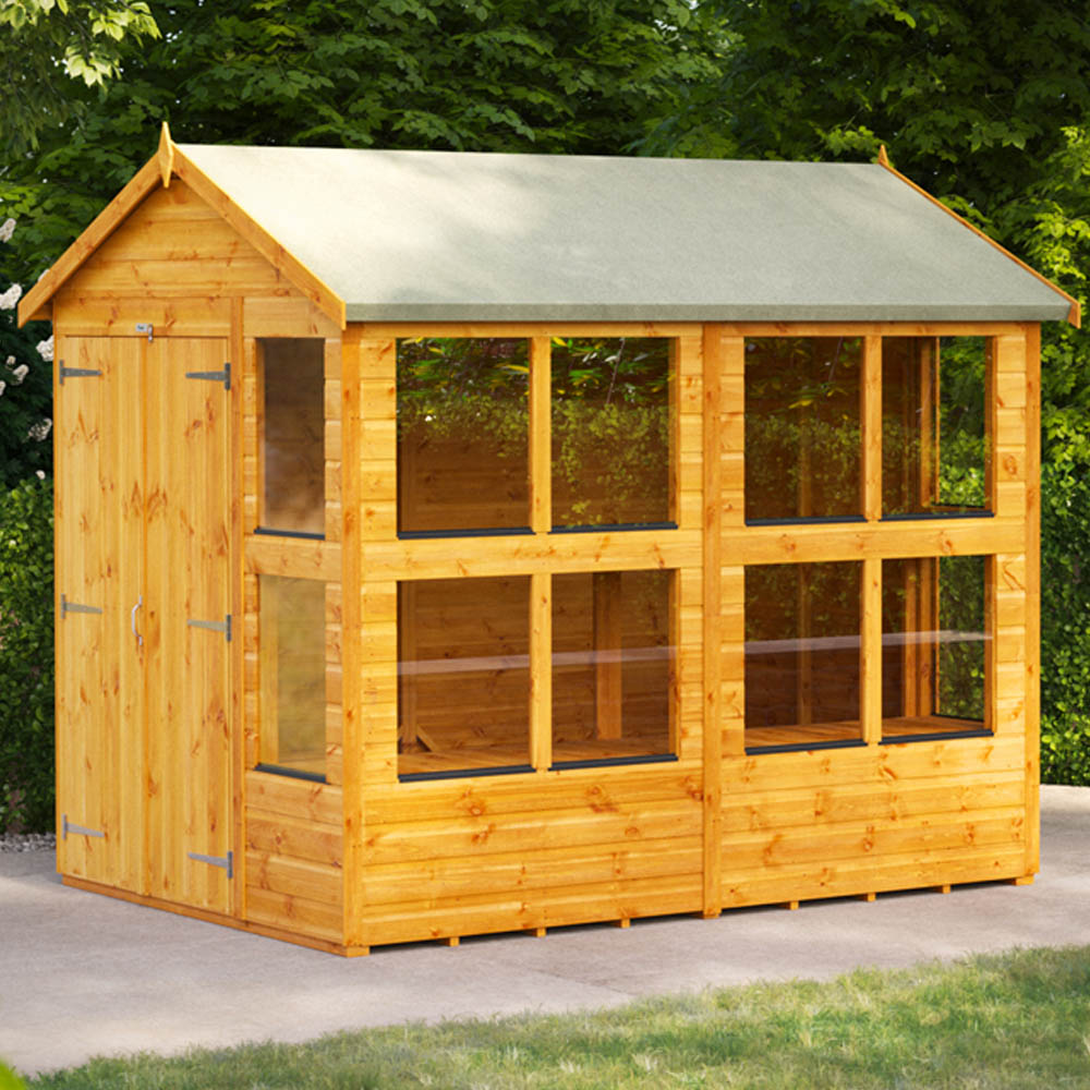 Power Sheds 8 x 6ft Double Door Apex Potting Shed Image 2