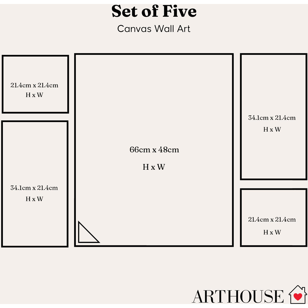 Arthouse 5-in-1 Country Canvas Set Image 4