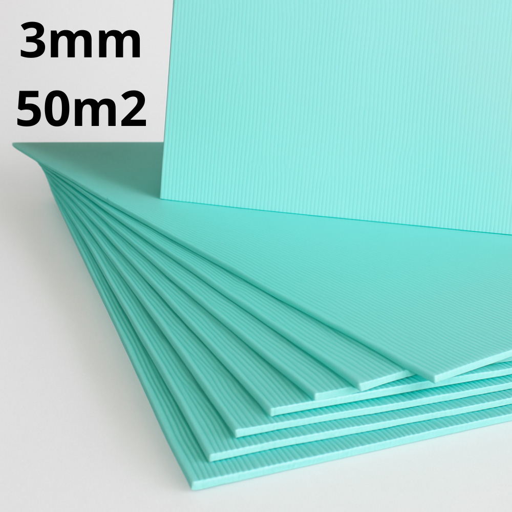 Corksystem 3mm High Density Laminate Wood Flooring XPS Underlay Set 10 Pack Image 3