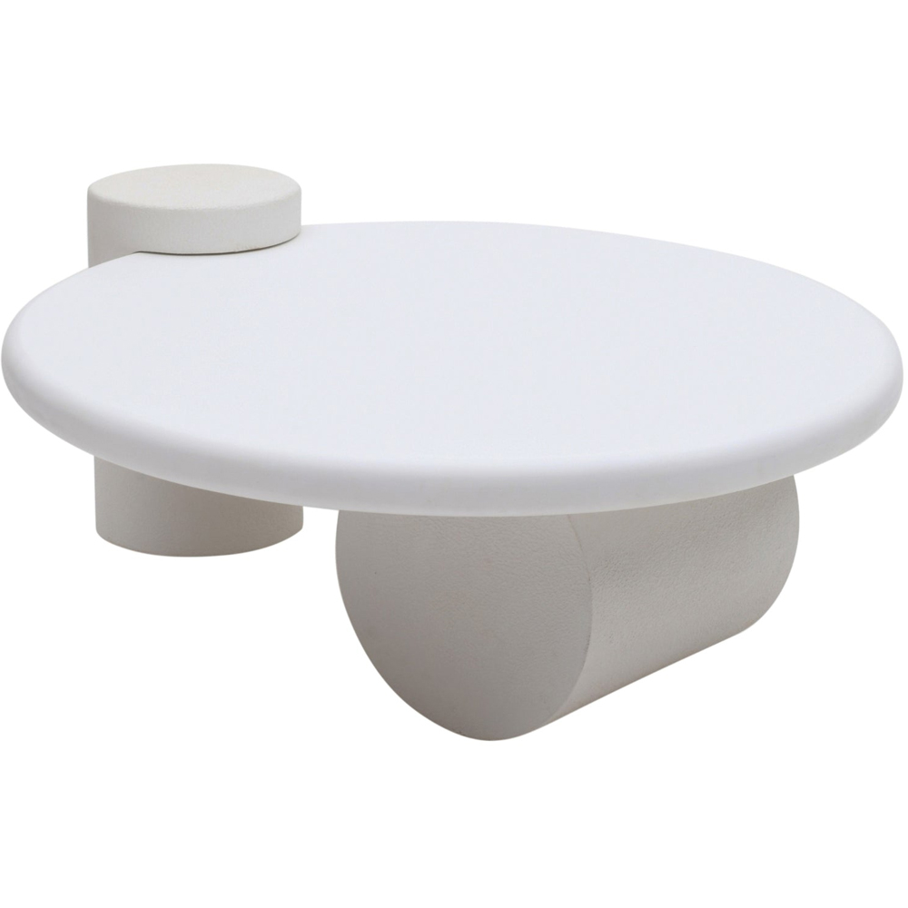 IH Design Udaipur White Abstract Coffee Table Image 3