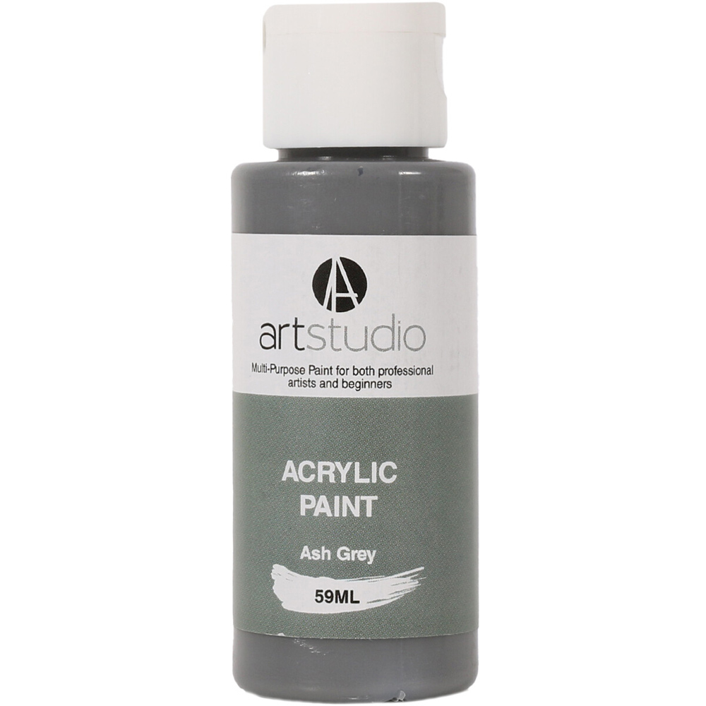 Art Studio Acrylic Paint   - Ash Grey / 59ml Image