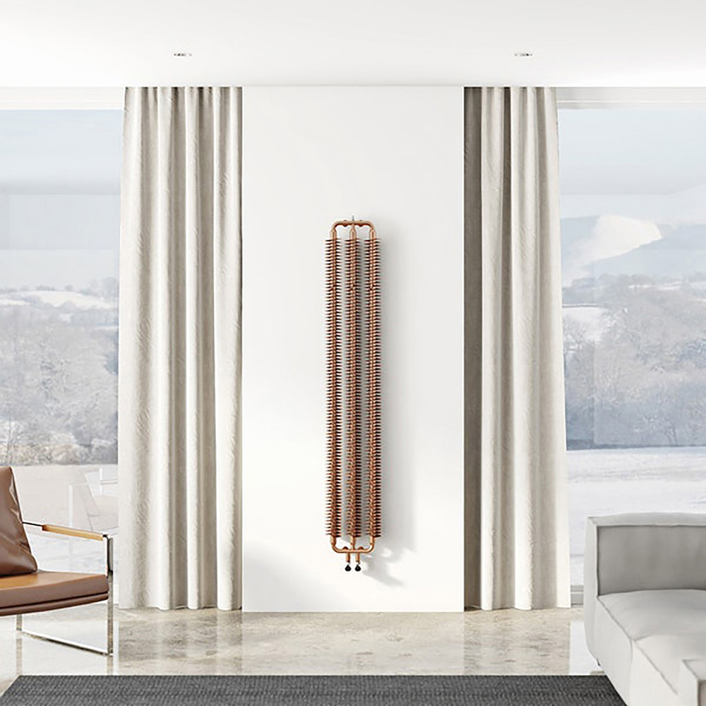 Terma Ribbon 2251BTU Bright Copper Radiator 1720 x 290mm Image 9