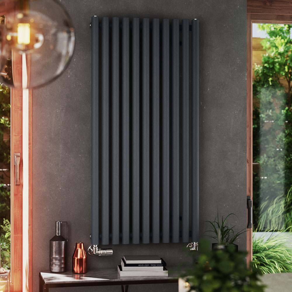 Terma Rolo Room 3028 BTU Modern Grey Radiator 1200 x 590mm Image 2