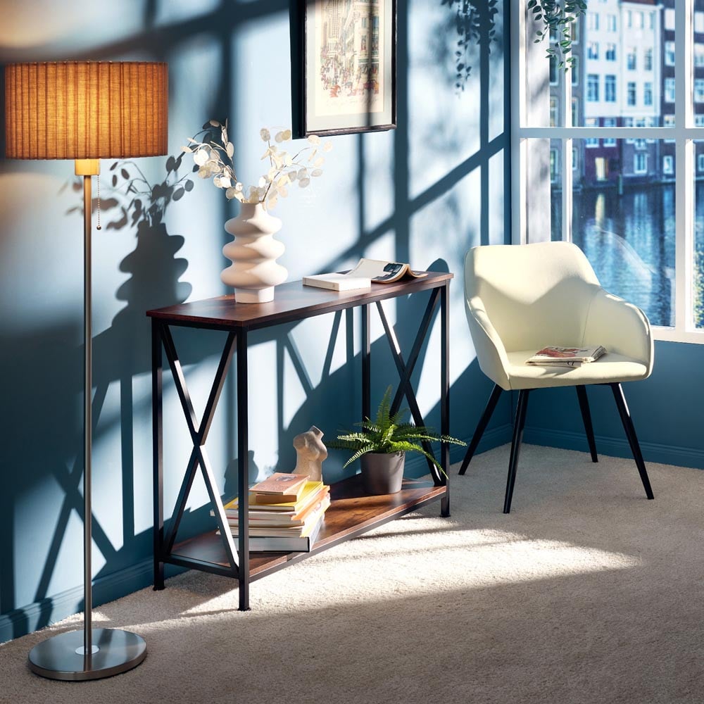 tectake Marilyn Set of 6 Cream Chair with Black Steel Legs Image 7