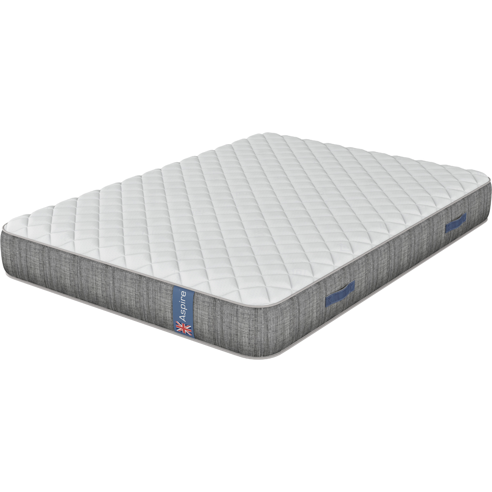 Aspire Small Double Diamond Pocket+ Hybrid Mattress Image 1