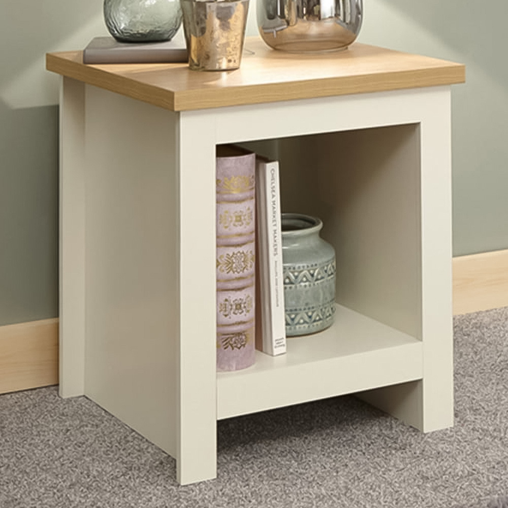 GFW Lancaster Cream Side Table Image 1