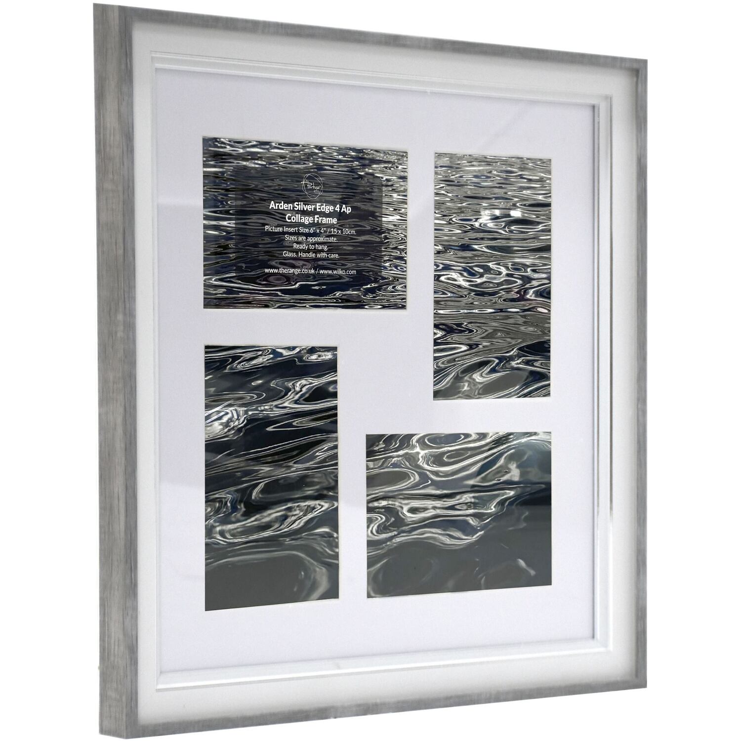Bronwyn Silver Edge Collage Frame - Silver / 38cm Image 2