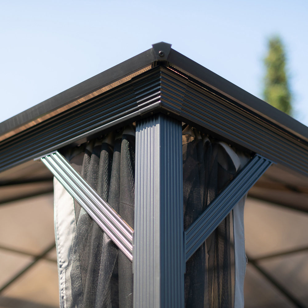 Sojag Verona 3 x 4.3m Grey Gazebo Image 5