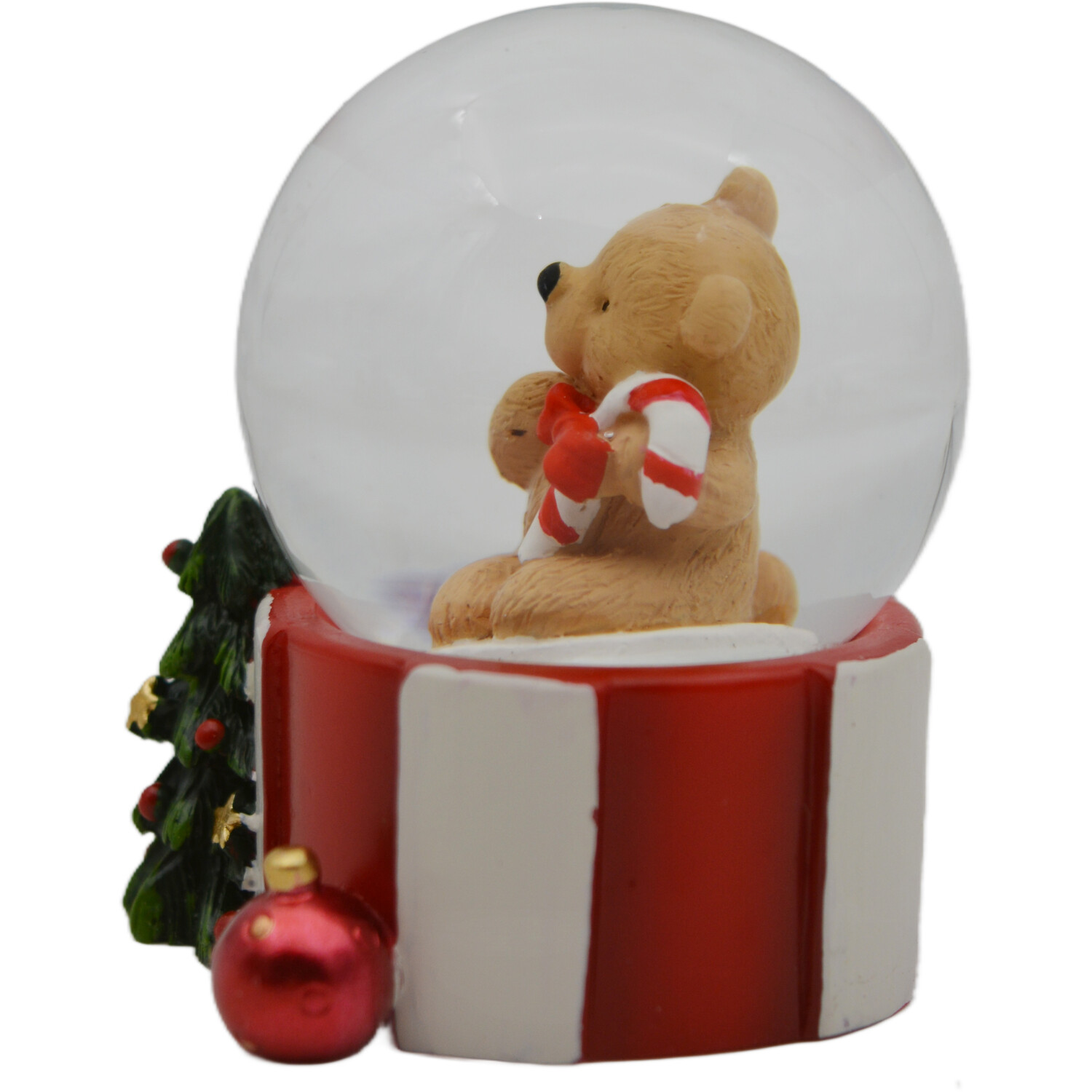Mini Santa or Bear Snow Globe Multicolour Image 3