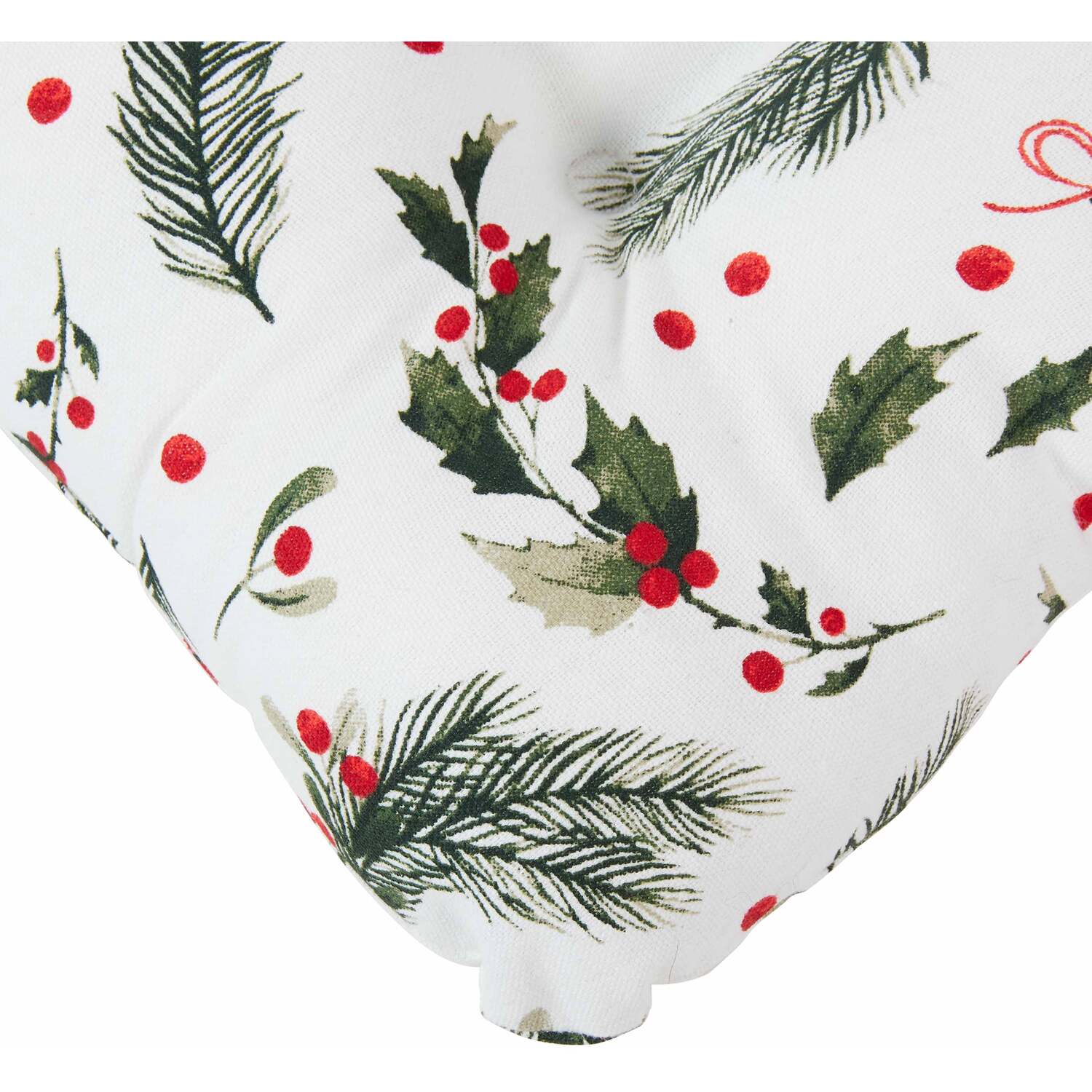 Holly Seat Pad - Green Image 4