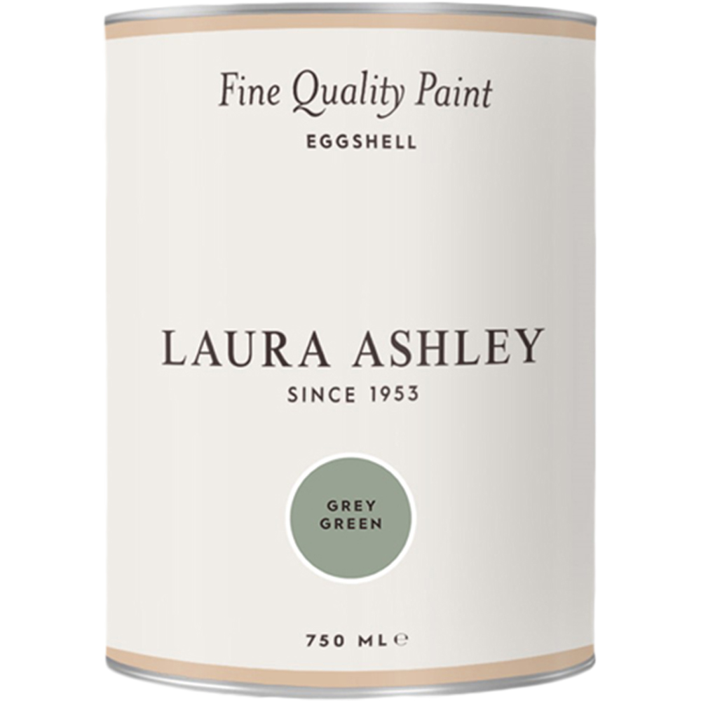 Laura Ashley Grey Green Eggshell Paint 750ml Image 2