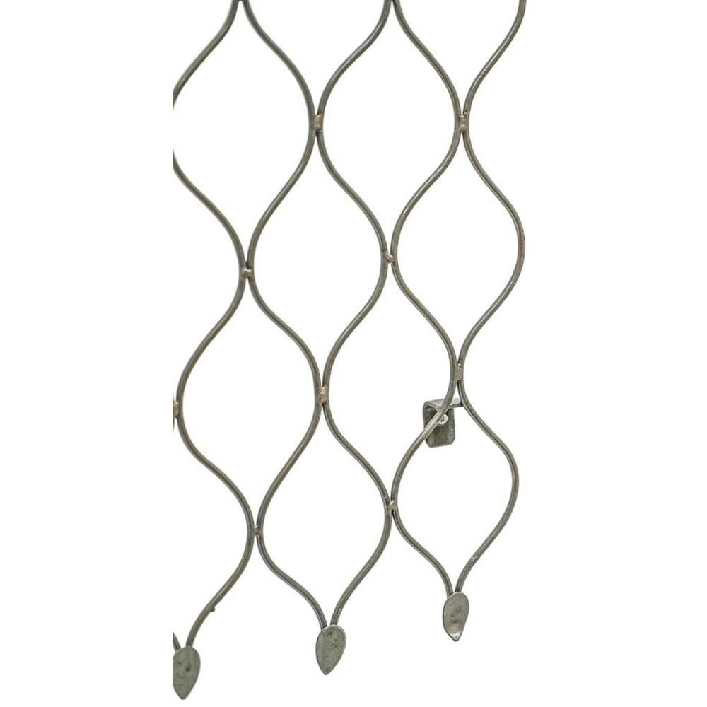 Ivyline Zinc Metal Honeycomb Garden Trellis 84 x 62cm Image 2