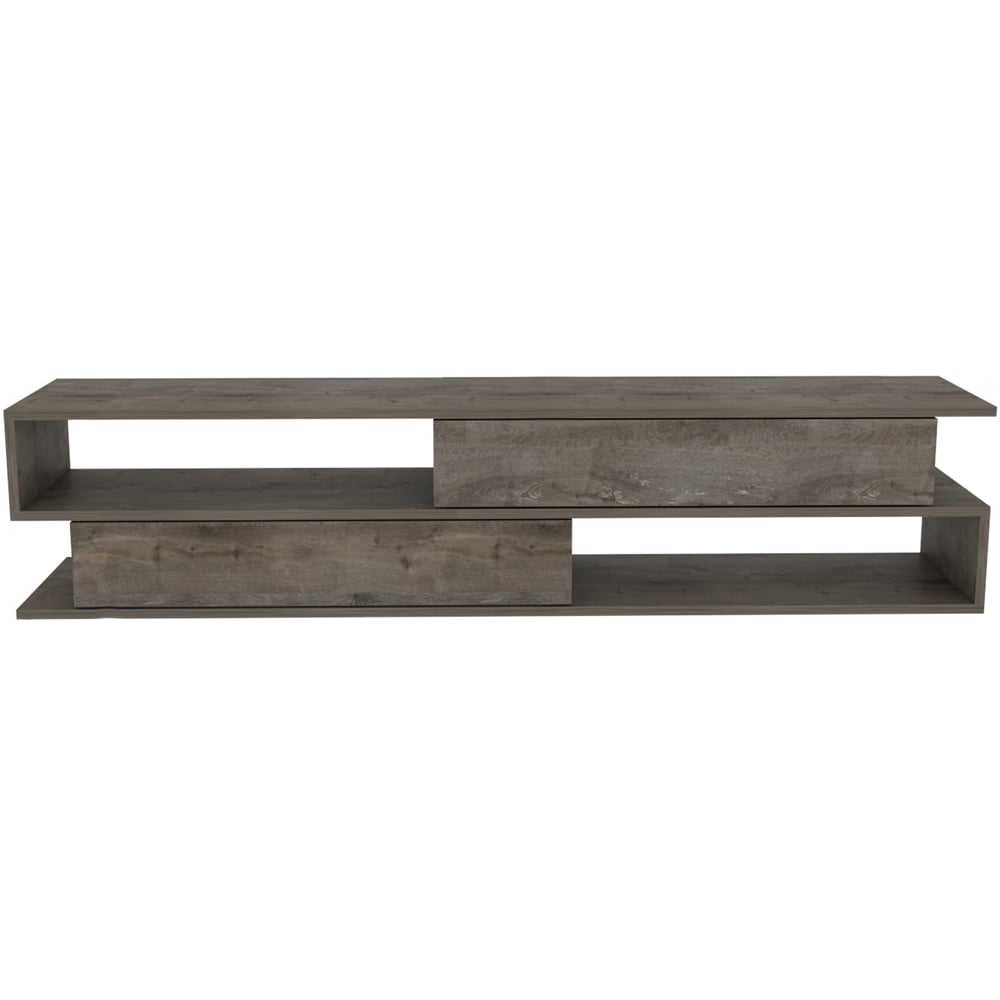 Decorotika Cortez 2 Shelf Wenge TV Unit Image 3