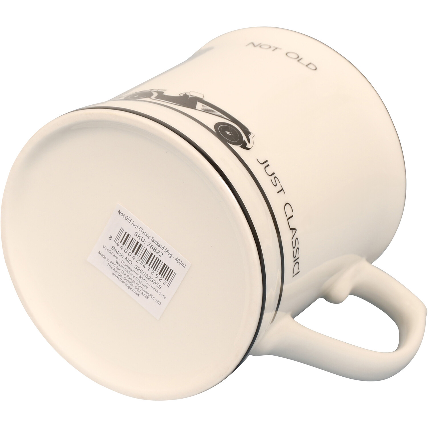 Not Old Just Classic Tankard Mug - White Image 4