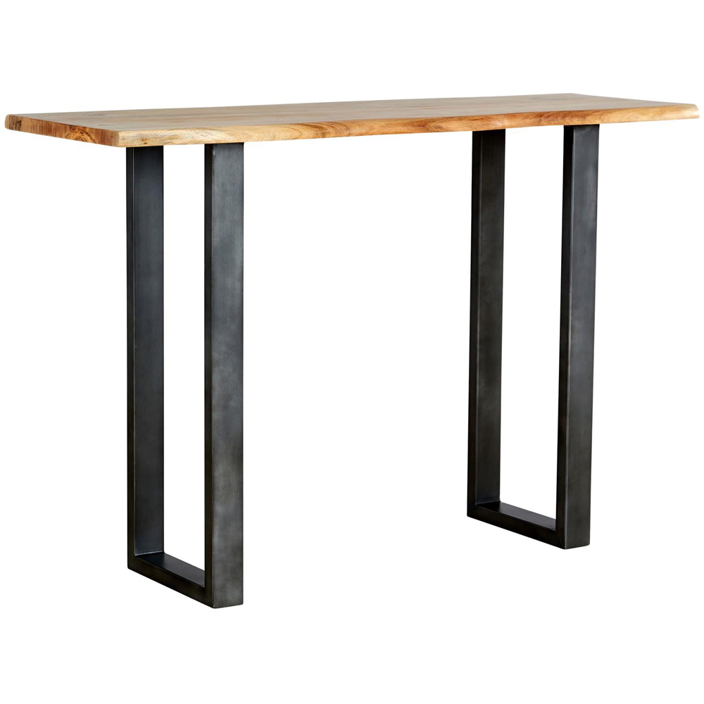 Home Source Live Edge Acacia Top Console Table Image 2