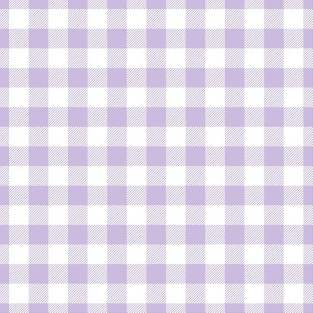 Bobbi Beck Eco Luxury Gingham Pattern Lilac Wallpaper Image