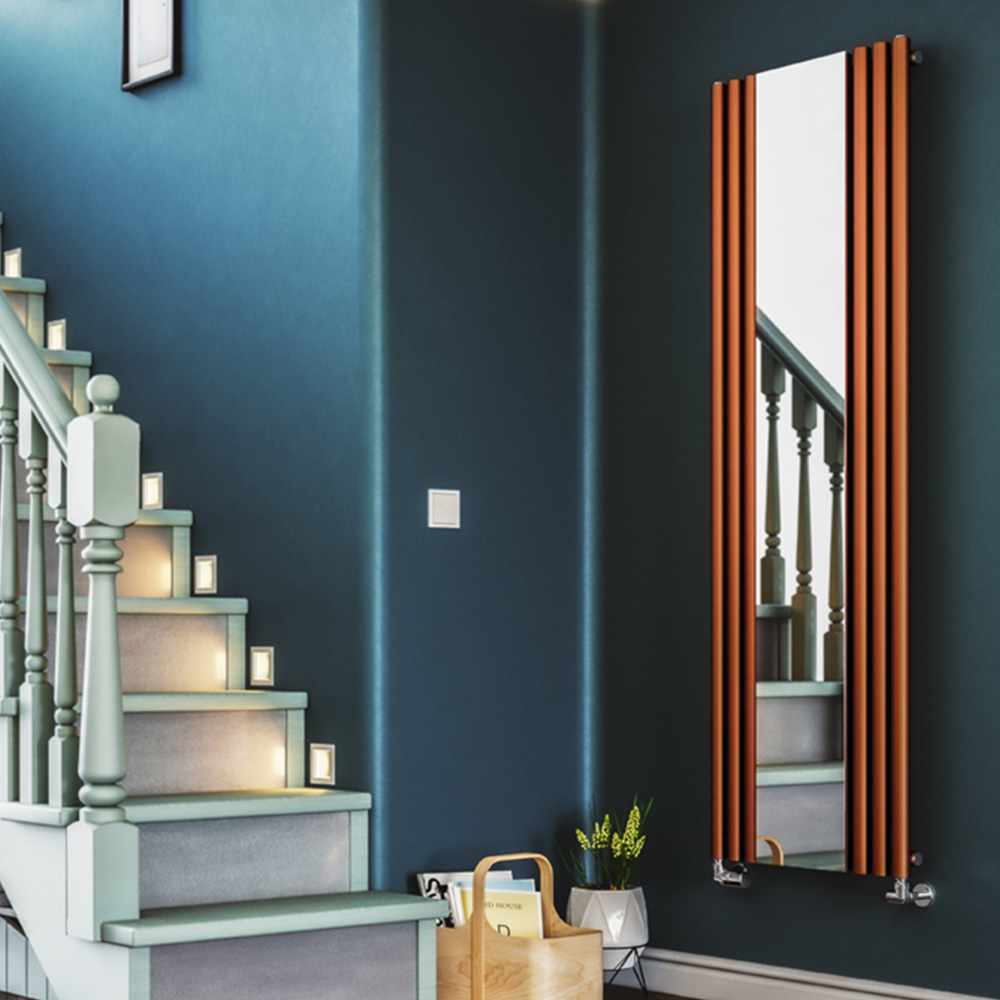 Terma Rolo Mirror 2854 BTU True Copper Radiator 1800 x 590mm Image 7