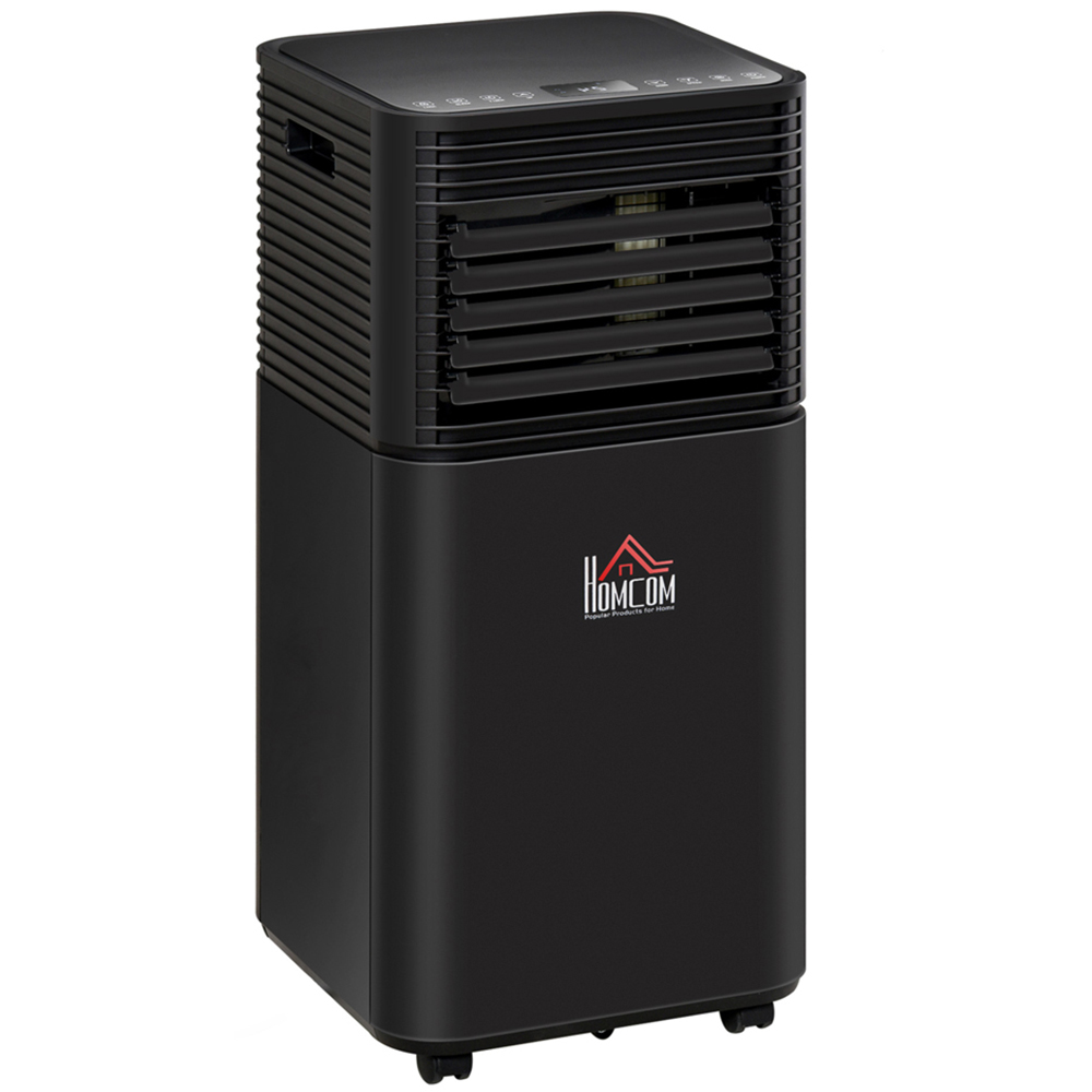 HOMCOM Black 8000BTU Portable Air Conditioner with 4 Modes Image 1