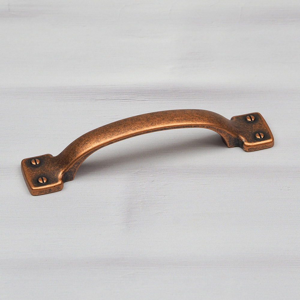 Handle & Home Antique Copper D Handle 96mm Image 2