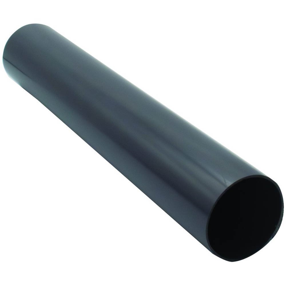 FloPlast Mini Gutter Downpipe Anthracite Grey 50mm x 2m Image 4