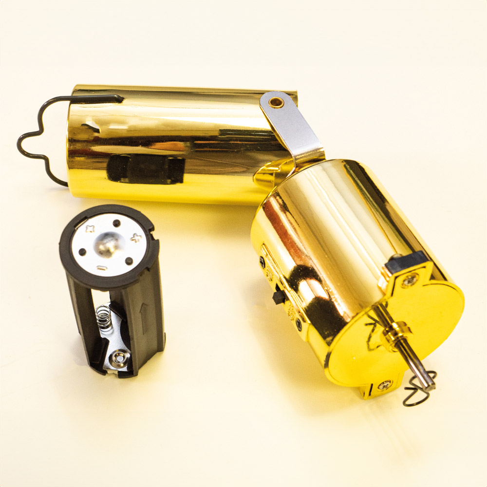 FX Lab Gold Battery Mirror Ball Motor Image 2