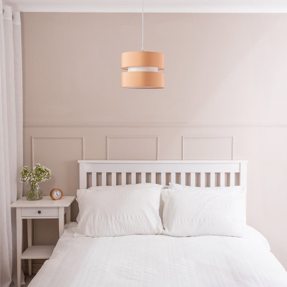 ValueLights Sohpia Easy Fit Sand Lamp Shade 2 Pack Image 2