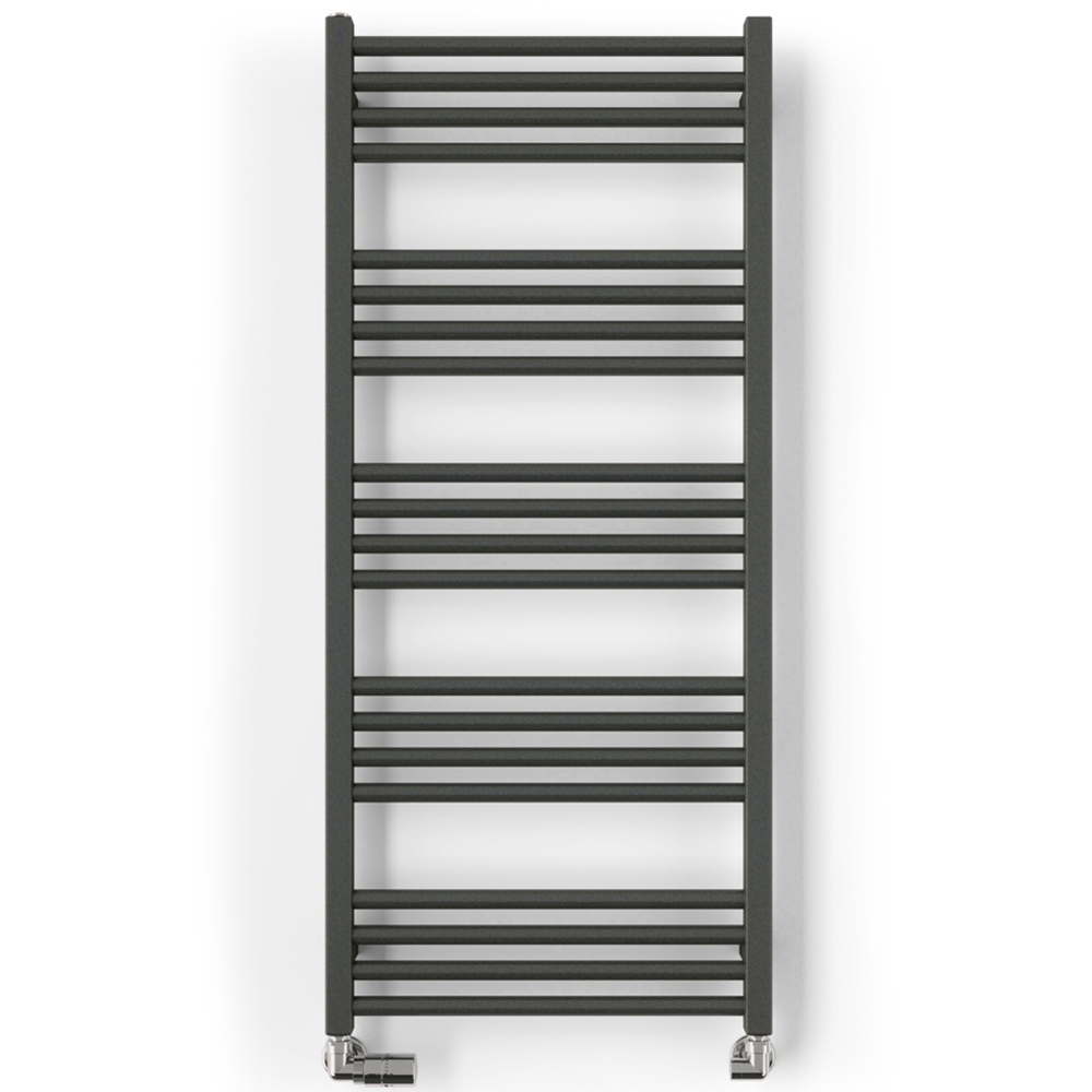 Terma Fiona 1661BTU Sparkling Grey Heated Towel Rail 1140 x 500mm Image 4