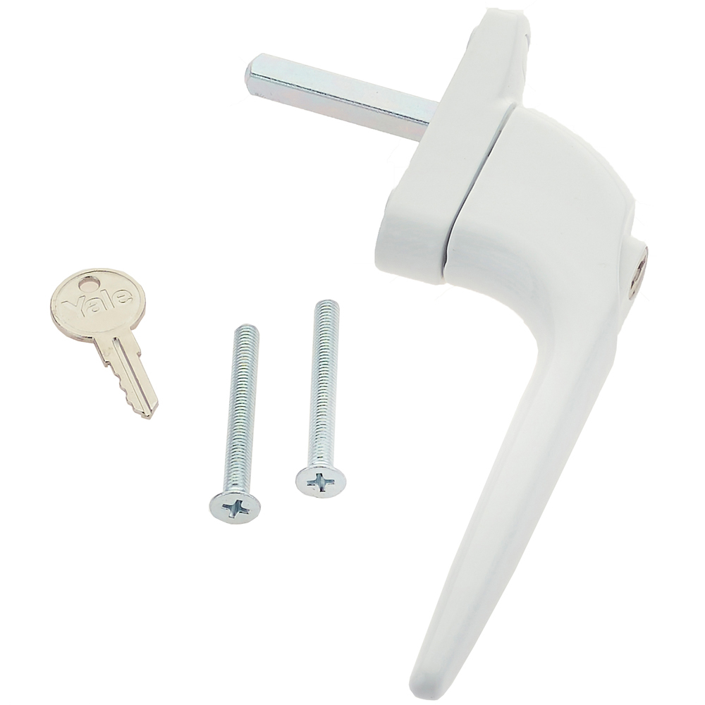 Crystal uPVC Double Glazed Window Top Hung Opener Grey White Obscure Glass 610x610mm Image 6