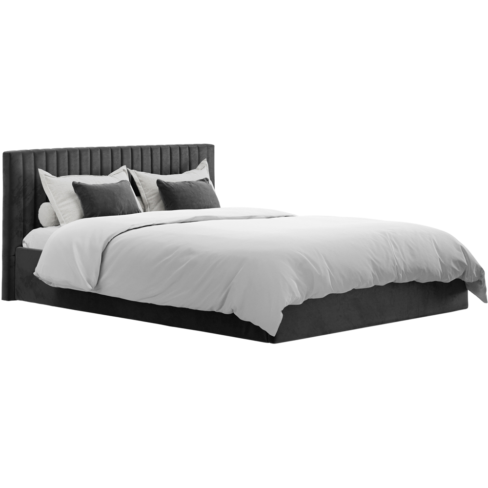 LPD Home Berlin Black Double Ottoman Bed Image 3