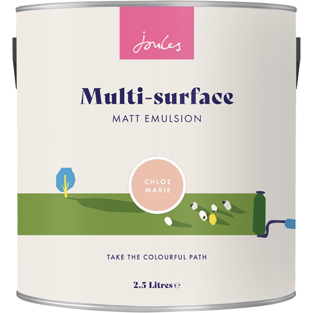 Joules Multi Surface Chloe Marie Matt Emulsion Paint 2.5L Image 2