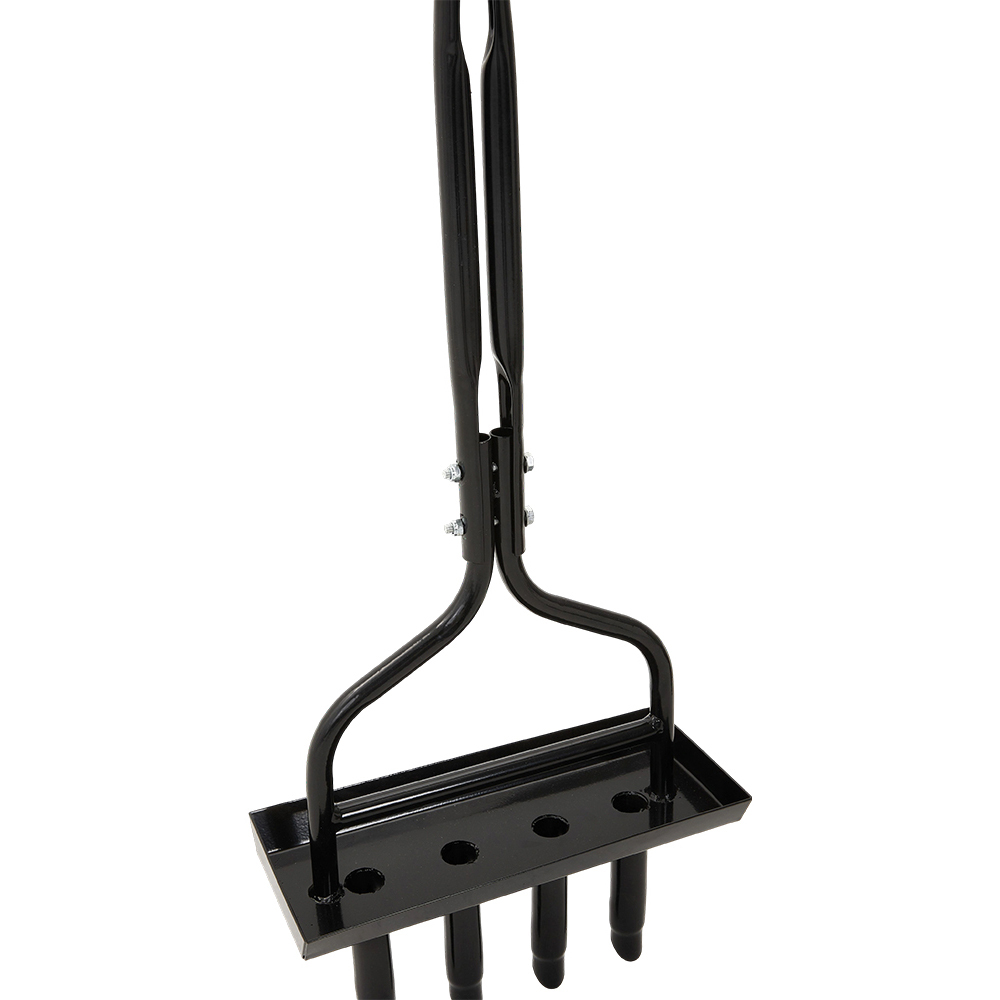 Living and Home Rust Resistant Lawn Aerator with Soil Core Storage Tray Image 3