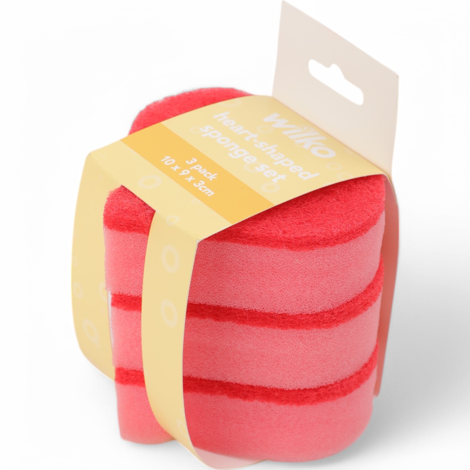 Wilko Heart Shaped Sponge Set Image 2