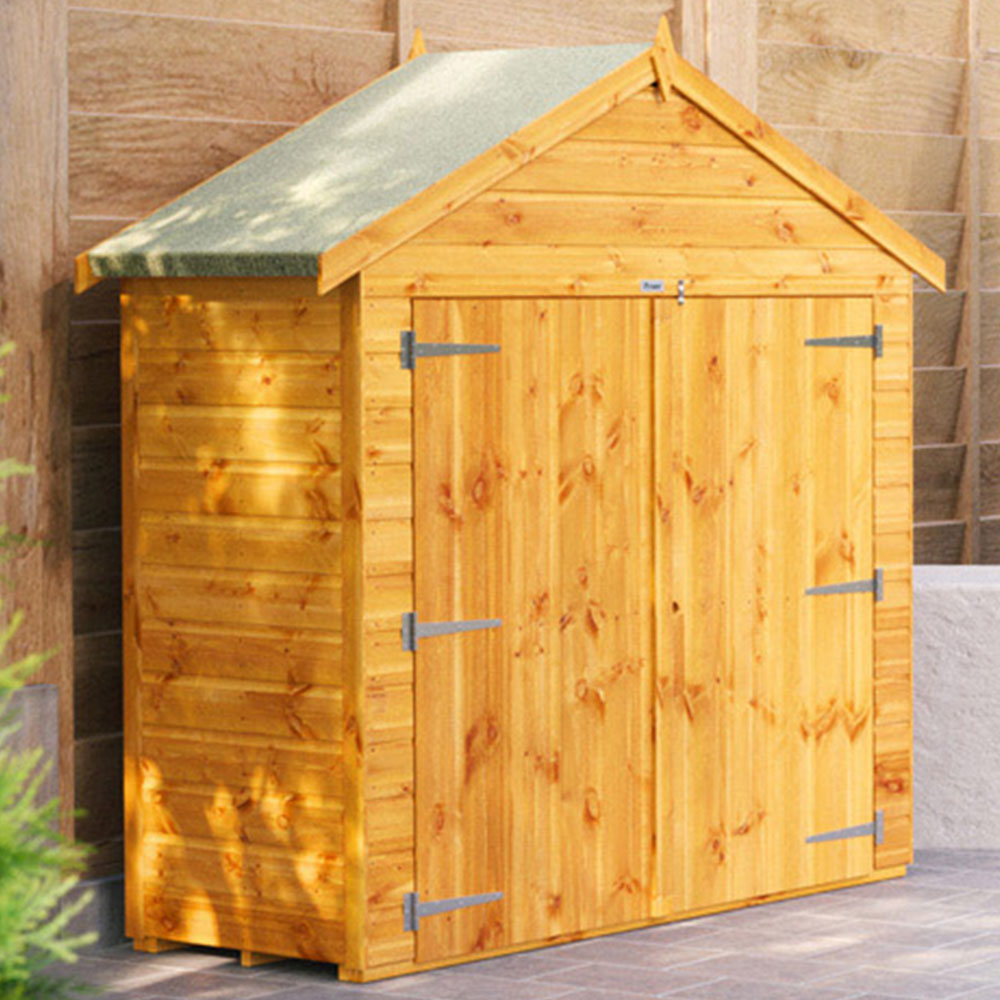 Power Sheds 2 x 6ft Apex Bike Shed Image 2