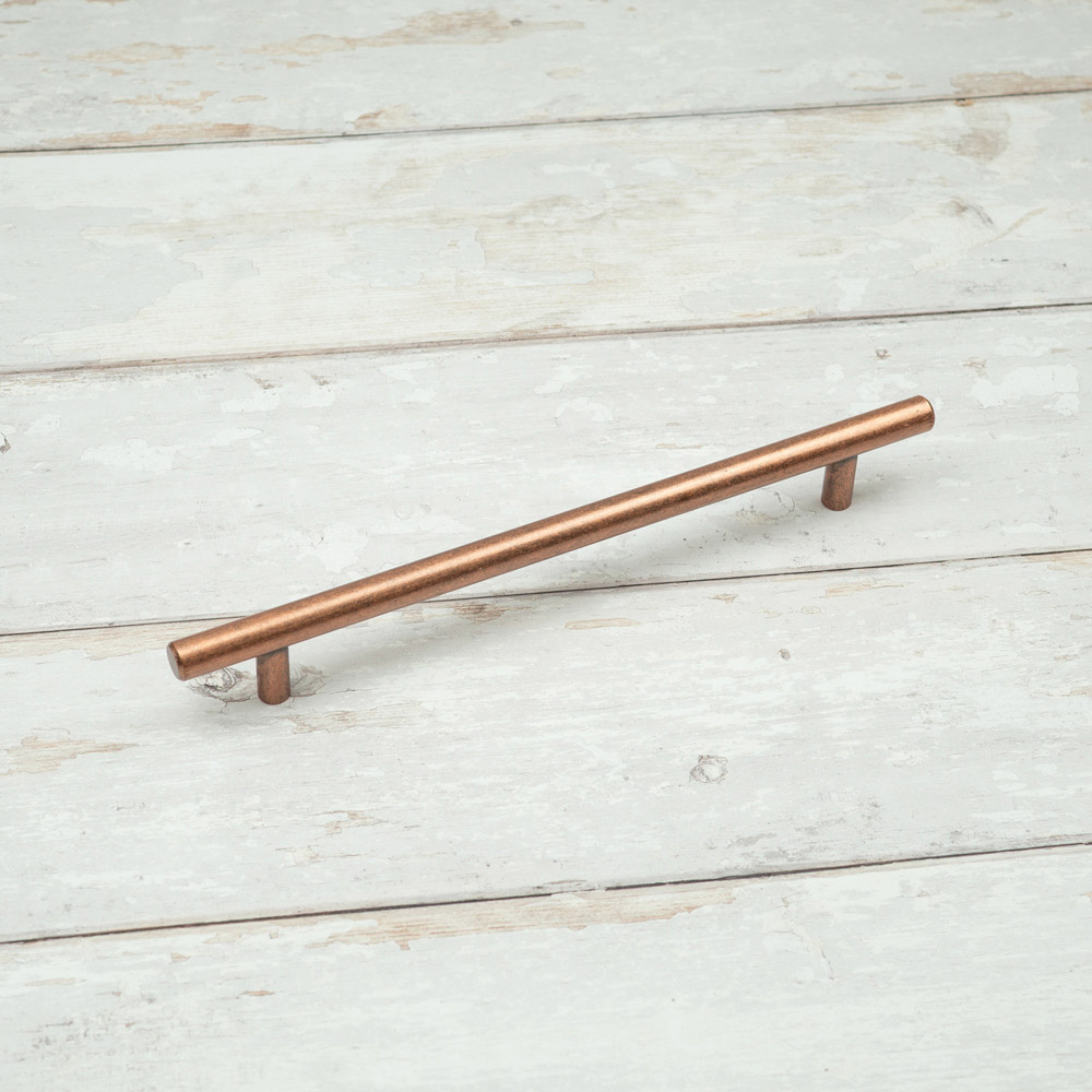 Handle & Home Antique Copper T-Bar Handle 192mm Image 7
