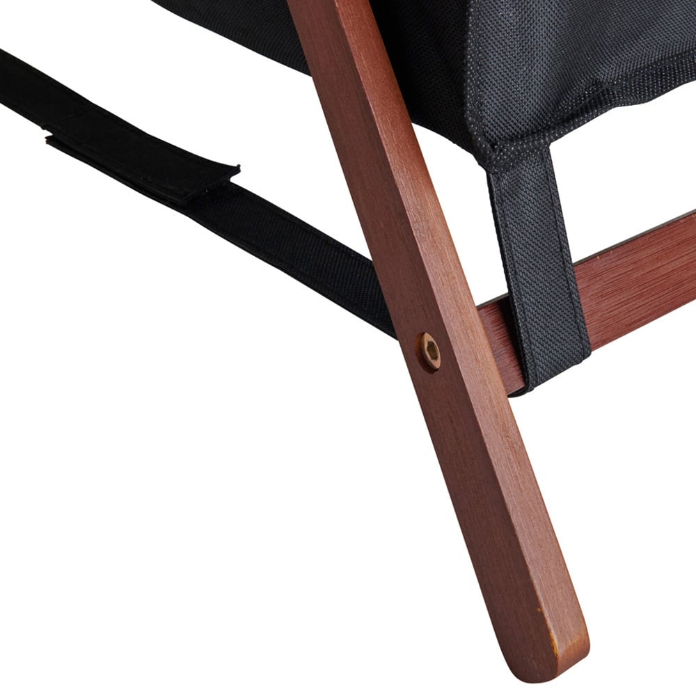 Wilko Folding Laundry Hamper Black Image 5