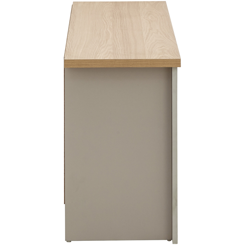 GFW Lancaster Grey Simple Shoe Bench Image 6