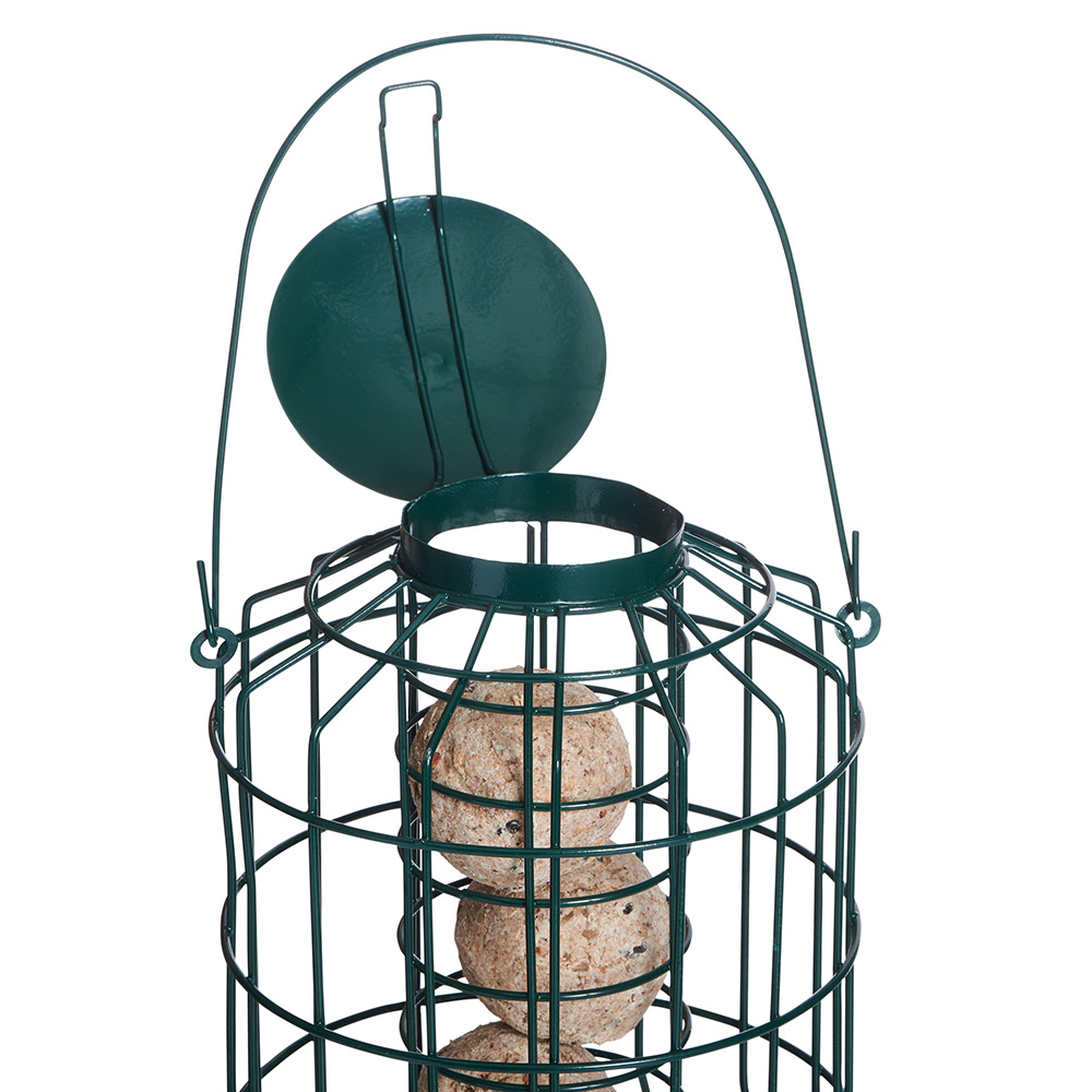 Wilko Wild Bird Caged Fat Ball Feeder Image 4