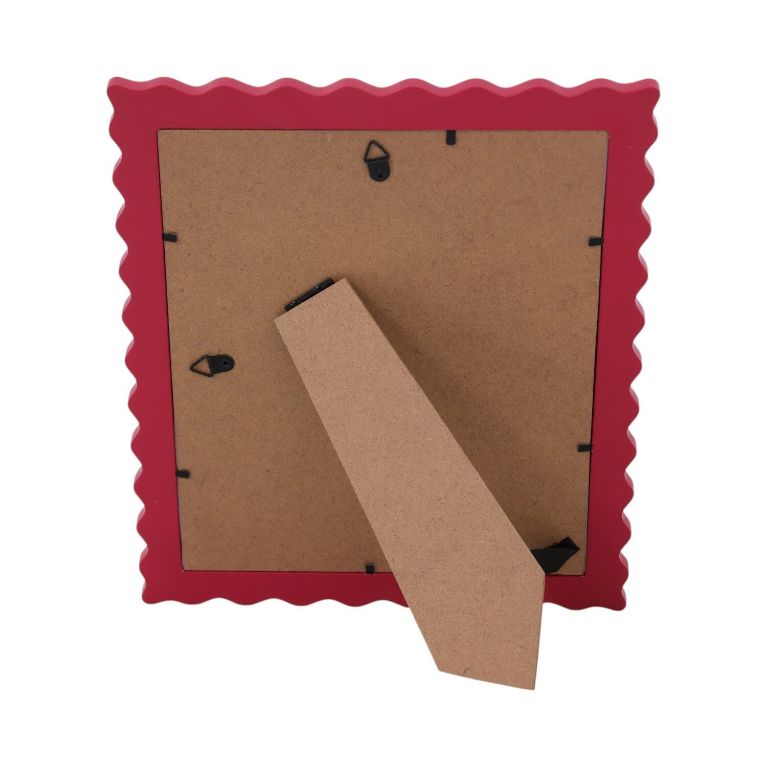 Carmine Scalloped Photo Frame Pink 6x4in Image 3