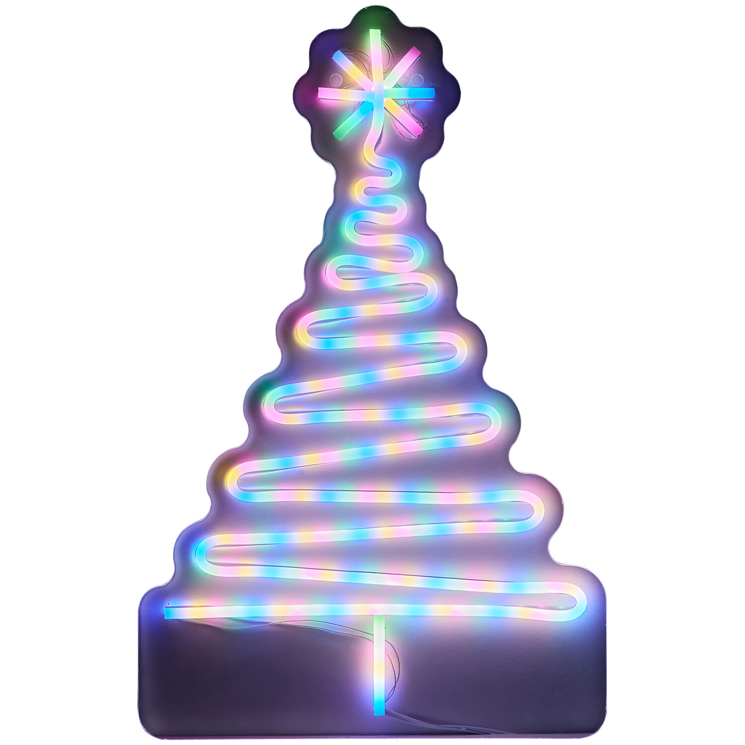 Neon LED Christmas Tree Image 4