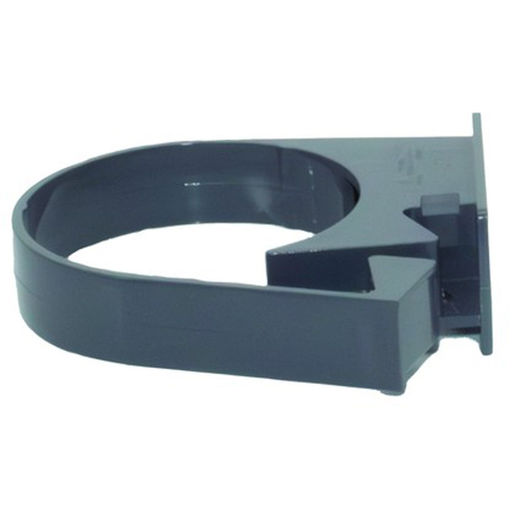 FloPlast Mini Gutter Downpipe Clip Anthracite Grey 50mm Image 3