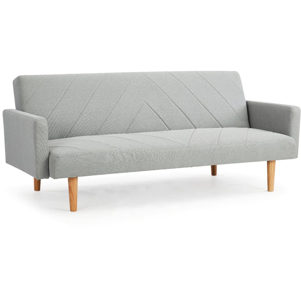 Home Detail Ryan 2 Seater Light Grey Sofa Bed Image 2