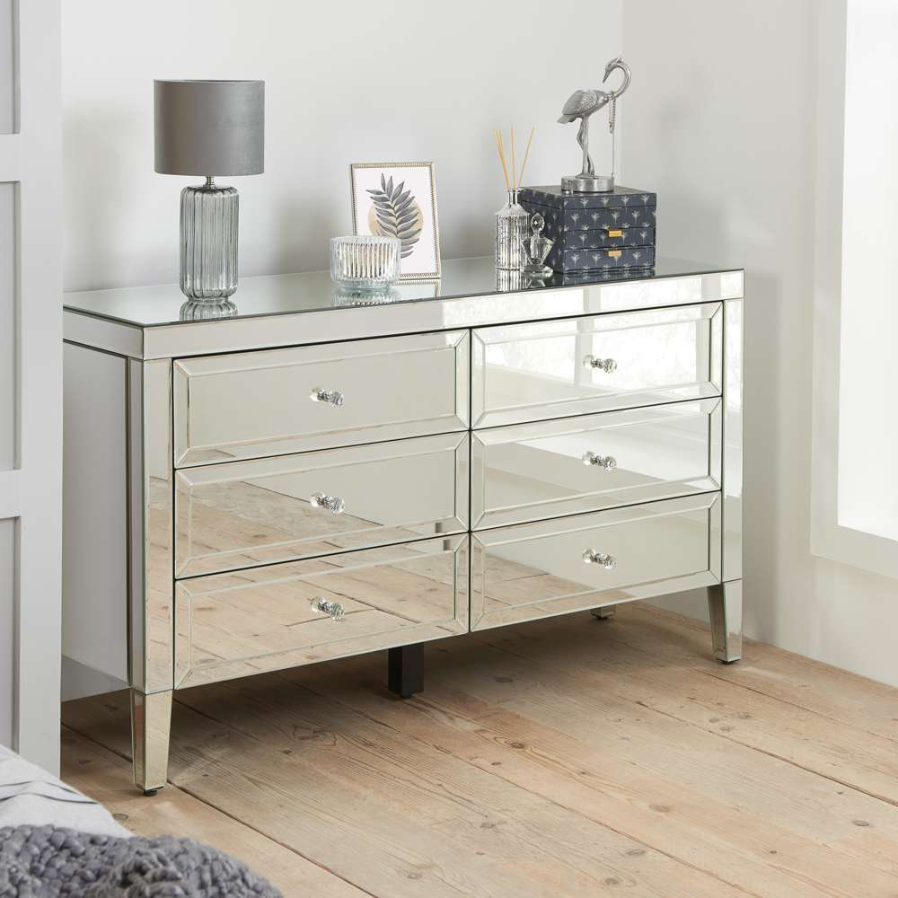 Birlea Valencia 6 Drawer Chest of Drawers Image 8