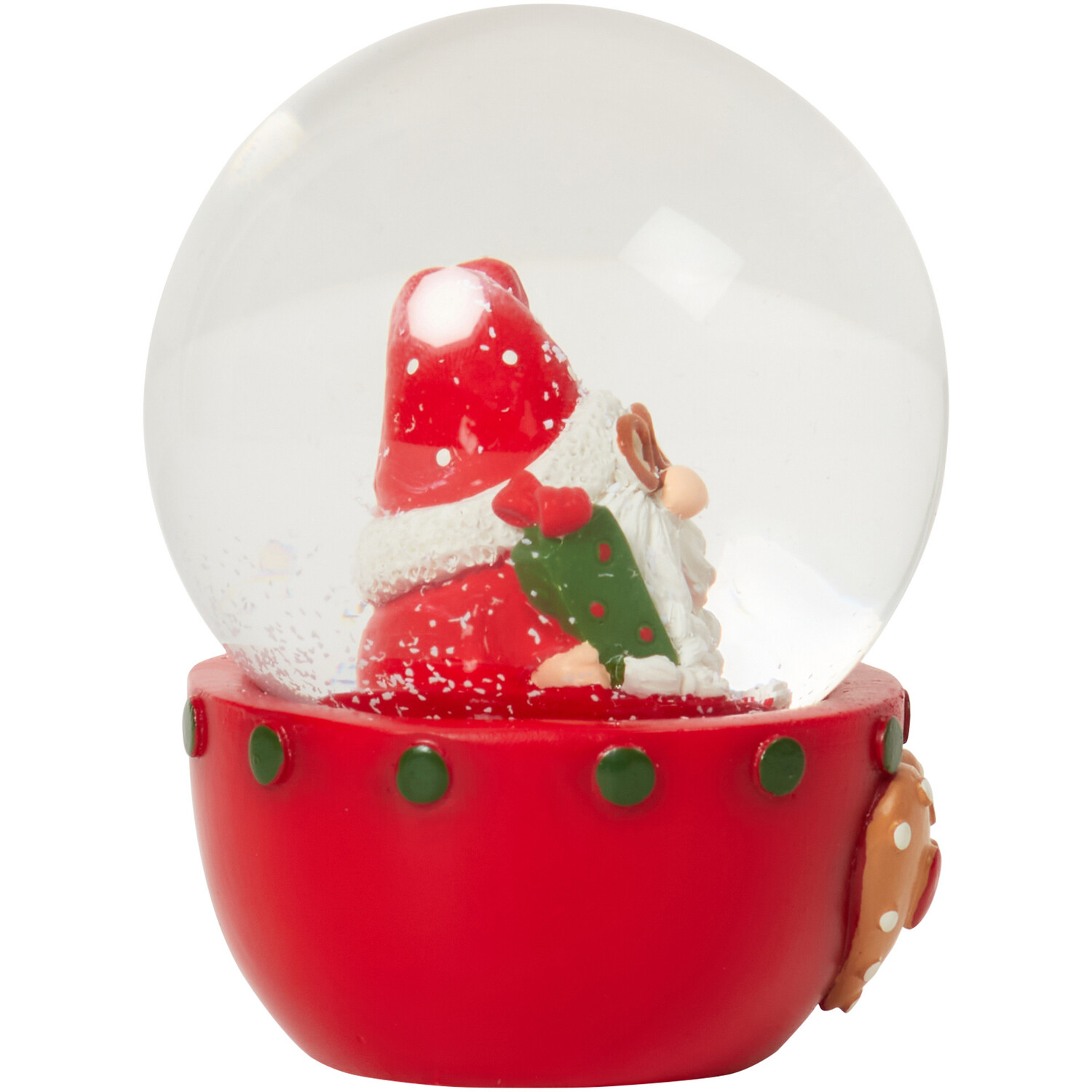 Teacup Gonk Snowglobe - Red Image 2