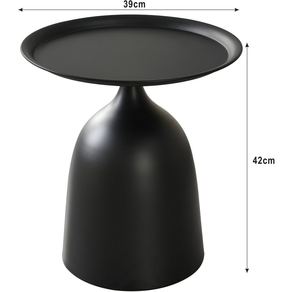 Dome Side Table - Black Image 4