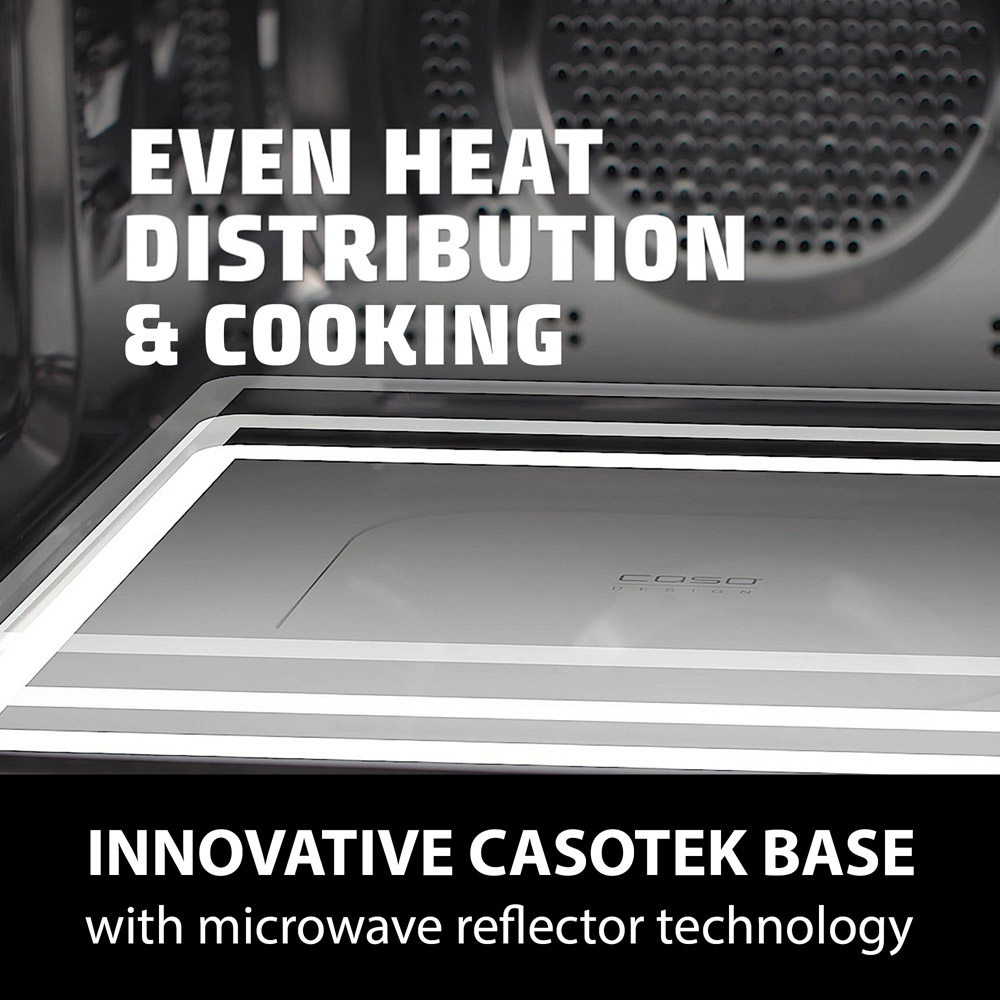 CASO Design MCG25 Ceramic Chef 25L Combination Microwave Oven with Grill Image 2