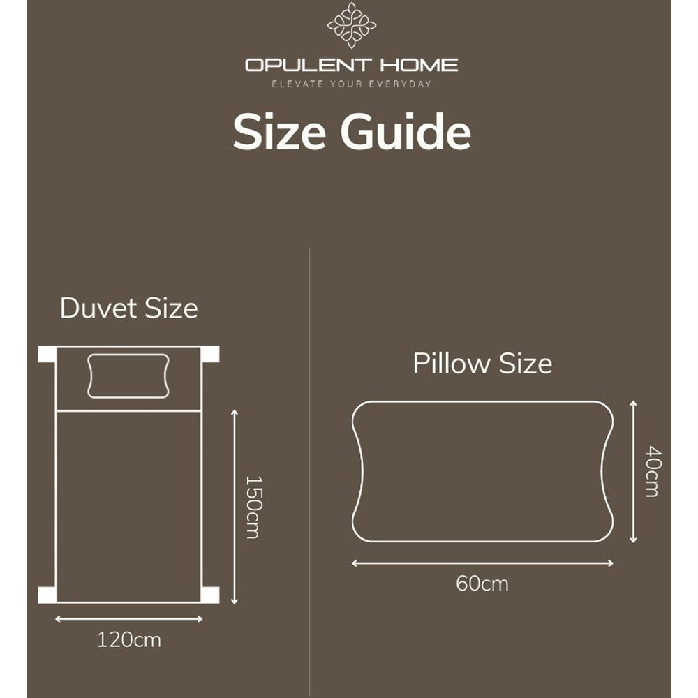 Opulent Home Anti-Allergy Microfibre Cot Bed Duvet Set 7.5 Tog Image 9