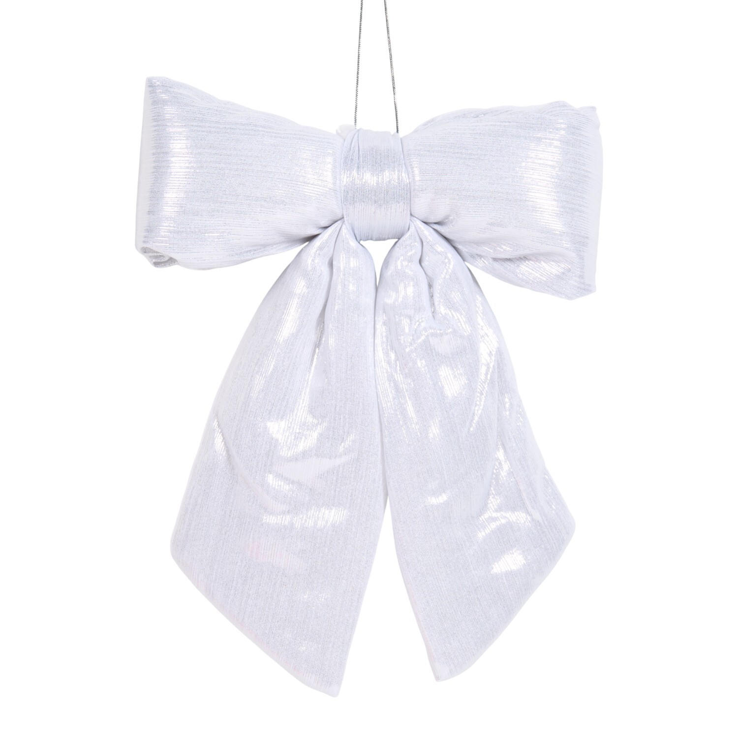 Chunky Plush Bow Hanging Decoration Image 3